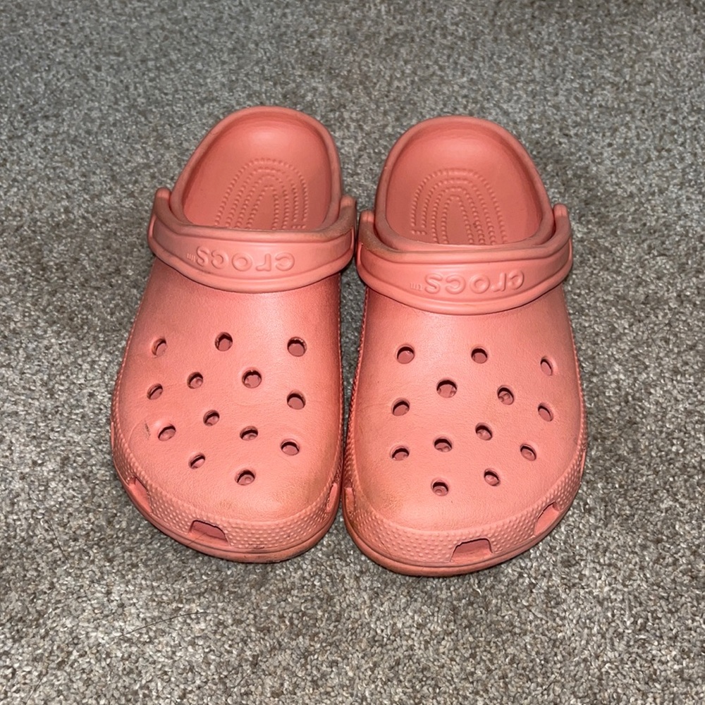 CORAL CROCS!!! 4 FREE JIBBETS